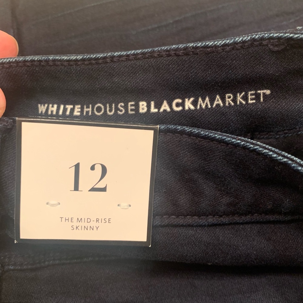 WHBM Mid-rise skinny Jeans